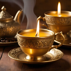 candles in the church