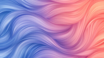 Obraz premium Abstract colorful waves in pink and blue creating a soothing visual flow.
