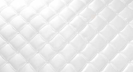 白いリッチな輝きを放つキルティング生地