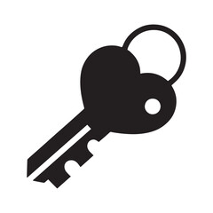  Valentine's Day Heart Keychain,, vector, silhouette, illustratio