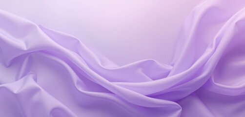 Obraz premium Abstract flowing lavender chiffon fabric background