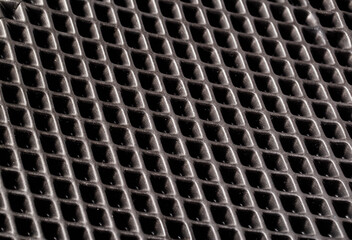 Beautiful background made of rubber mat with indentations, close-up