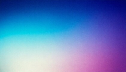 Obraz premium Blue Purple White Gradient Blurred with Grainy Noise Texture