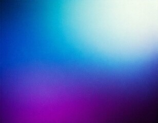 Obraz premium Blue Purple White Gradient Blurred with Grainy Noise Texture