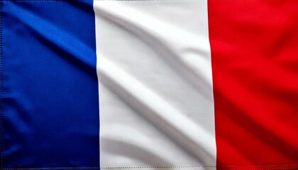 France Flag Vector Closeup