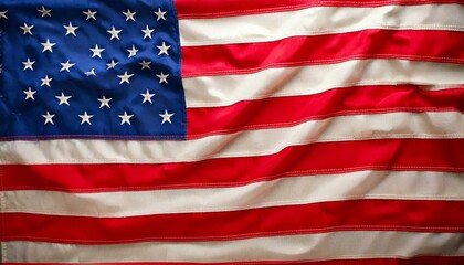 Obraz premium American flag USA design. united states flag. Rendered USA flag. the USA national flag 