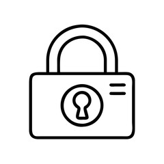 https lock symbol icon, https lock symbol line art - simple line art of https lock symbol, perfect for https lock symbol logos and icons and themed design 