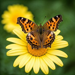 Obraz premium butterfly on flower