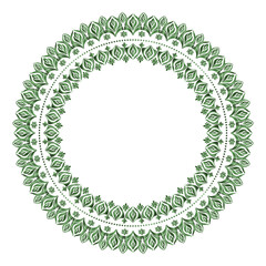 Damask Round Wreath gold circular round ornament floral Abstract pattern, Classic Victorian traditional style, illustration Vintage Design, Floral frames, Mandala, Antique, Moroccan frame