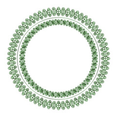 Damask Round Wreath gold circular round ornament floral Abstract pattern, Classic Victorian traditional style, illustration Vintage Design, Floral frames, Mandala, Antique, Moroccan frame