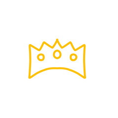 crown vector line icon