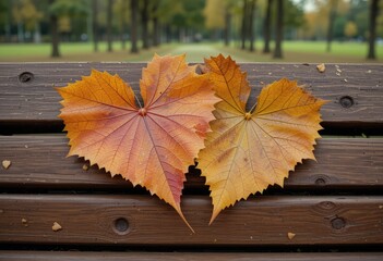 autumn leaves on the ground