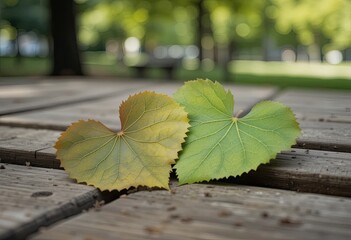 autumn leaves in the park