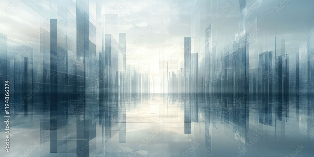 Poster abstract reflections background in 8k high resolution for dynamic and reflective visuals