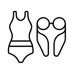 Fototapeta premium swim paddle training gear icon, swim paddle training gear line art - simple line art of swim paddle training gear, perfect for swim paddle training gear logos and icons and themed design 