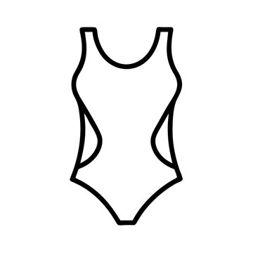 recommend clip art: swimsuit icon, swimsuit line art - simple line art of swimsuit, perfect for swimsuit logos and icons and themed design 