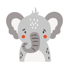 Safari animal isolated, tropical animal, kids illustration, cartoon vector
