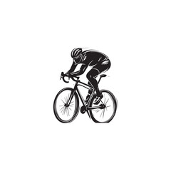 Naklejka premium rider silhouette