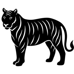 Tiger silhouette