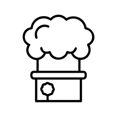 cotton candy stand icon, cotton candy stand line art - simple line art of cotton candy stand, perfect for cotton candy stand logos and icons and themed design 