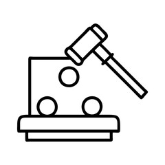 whack a mole game icon, whack a mole game line art - simple line art of whack a mole game, perfect for whack a mole game logos and icons and themed design 