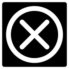 close button icon element for design