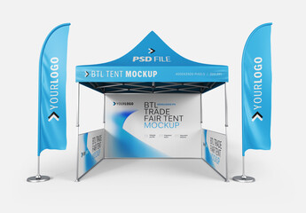 Trade Fair Tent Mockup