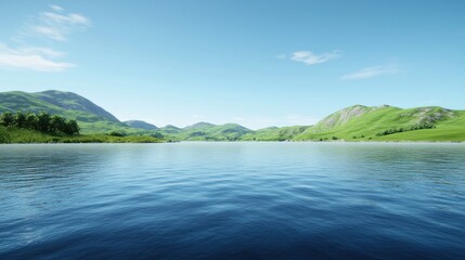 Serene Lake Landscape
