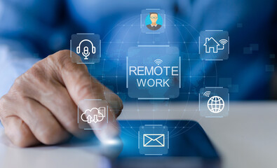 Remote work technology, digital collaboration virtual workspace, work from home tools, cloud solutions, online communication, flexible working, remote office setup digital nomad, productivity tools