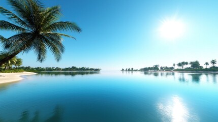 Obraz premium Tropical Beach Paradise