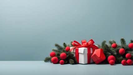 Boxing Day banner with empty space Without Text, Minimal background
