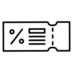 Discount Coupon Icon