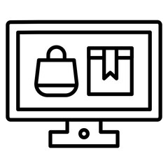 Obraz premium ECommerce Products Icon