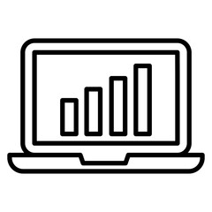 Online Bar Chart Icon