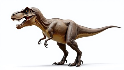 Fototapeta premium realistic tyrannosaurus rex isolated