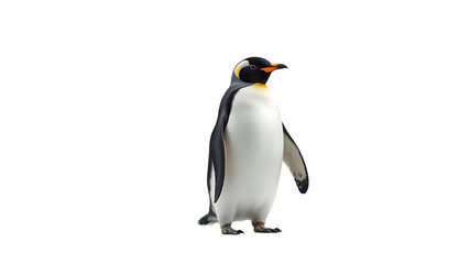 Naklejka premium penguin isolated on png transparent