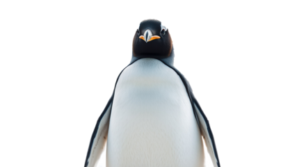penguin isolated on png transparent