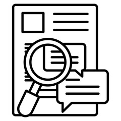 Search icon element for design