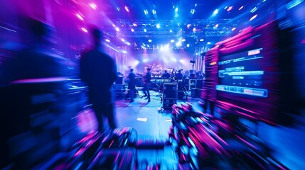 Backstage Buzz:A Dynamic,Gritty Glimpse into Live Music Production
