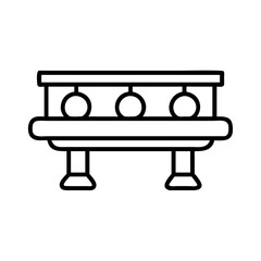 gas grill burners icon, gas grill burners line art - simple line art of gas grill burners, perfect for gas grill burners logos and icons and themed design 