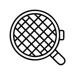 grill grate icon, grill grate line art - simple line art of grill grate, perfect for grill grate logos and icons and themed design 