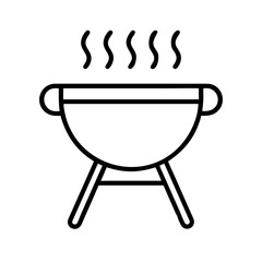 grill heat zones icon, grill heat zones line art - simple line art of grill heat zones, perfect for grill heat zones logos and icons and themed design 