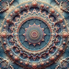 Fototapeta premium Beautiful ornament, spiritual, decorative mandalas