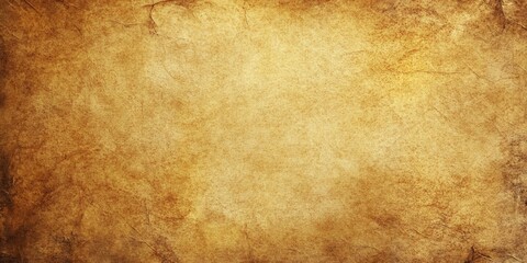 Vintage parchment paper texture in warm beige and brown tones with subtle creases and a rustic appearance ideal for wallpaper design.