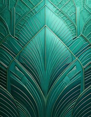 An abstract background designed in the shape of a gate with modern geometric patterns.