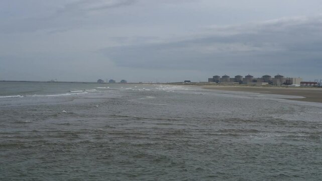 Dunkirk port and Gravelines Nuclear power plant