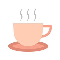 Hot tea flat icon