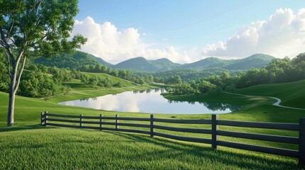 Serene Countryside Landscape