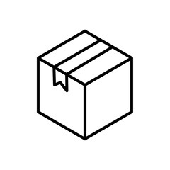 Boxes icon Flat illustration sign