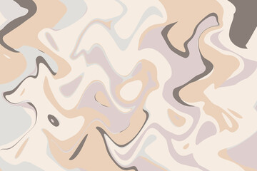 Brown beige doodle abstract background. Illustration for banner, poster, card